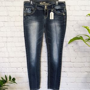 Wallflower Low-Rise Skinny Jeans